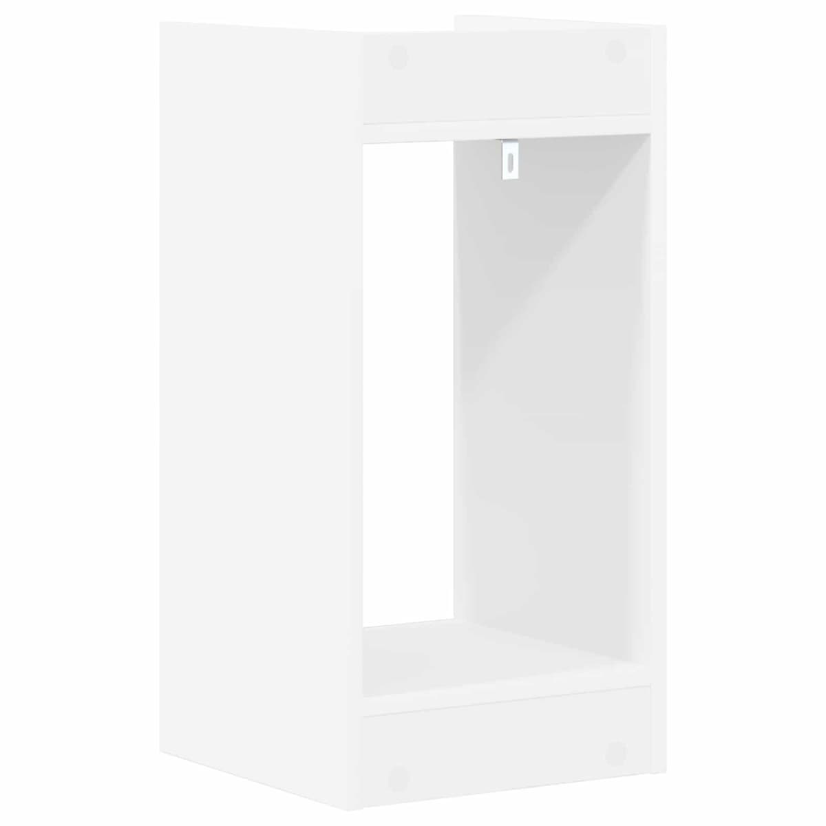 Plant Stand 2 Pcs White 30x30x60cm Indoor Display Shelf Engineered Wood