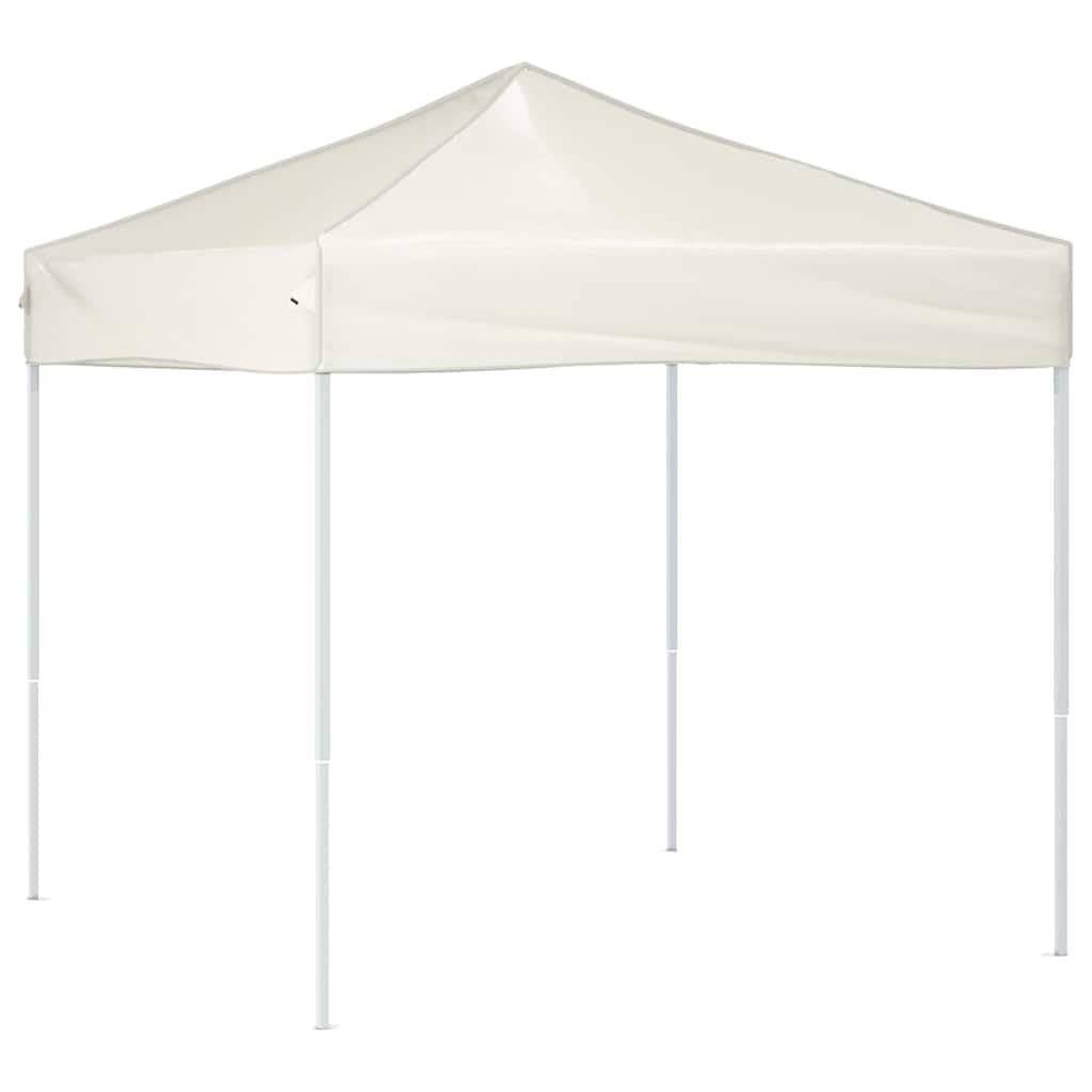 Cream 2x2m Outdoor Folding Party Tent with Steel Frame