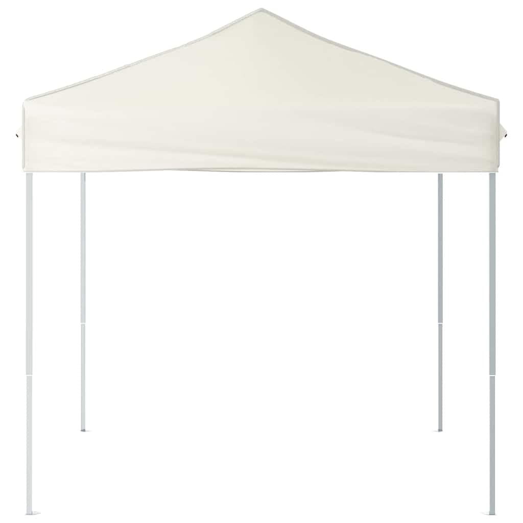 Cream 2x2m Outdoor Folding Party Tent with Steel Frame