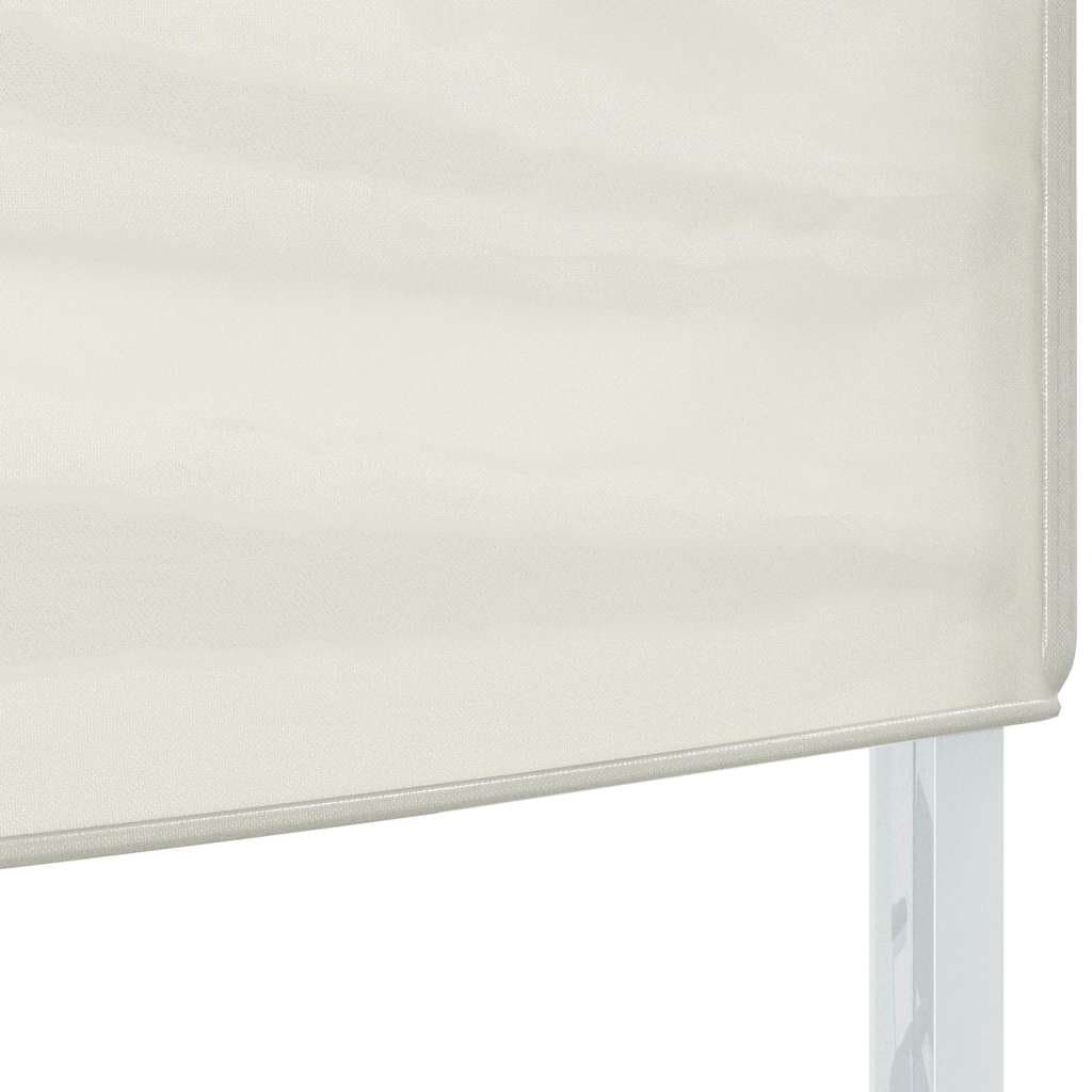 Cream 2x2m Outdoor Folding Party Tent with Steel Frame