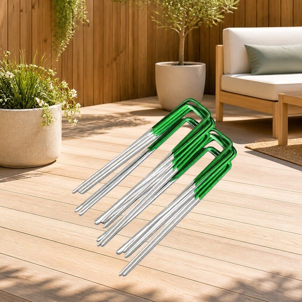 Synthetic Grass Pins 50pcs U-Shape Pegs