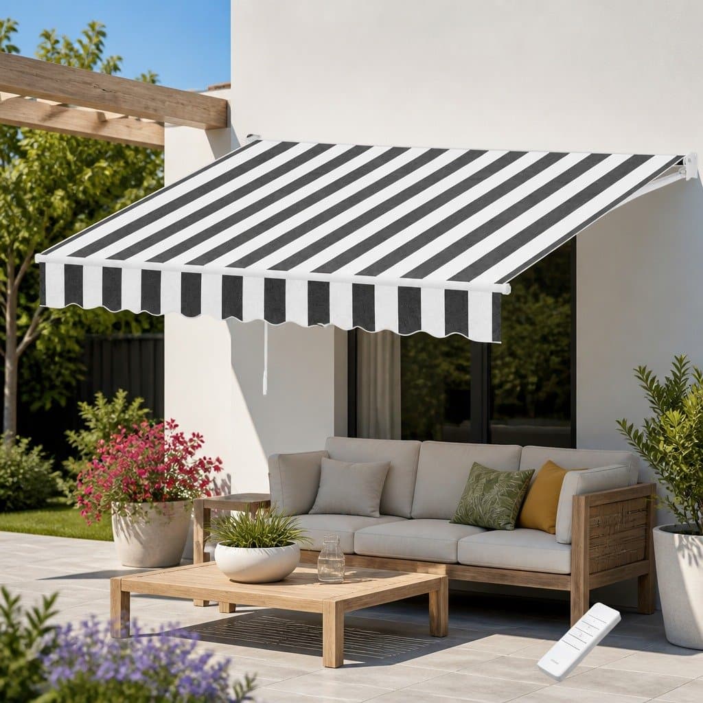 Motorised Folding Arm Awning 2.5m x 2m