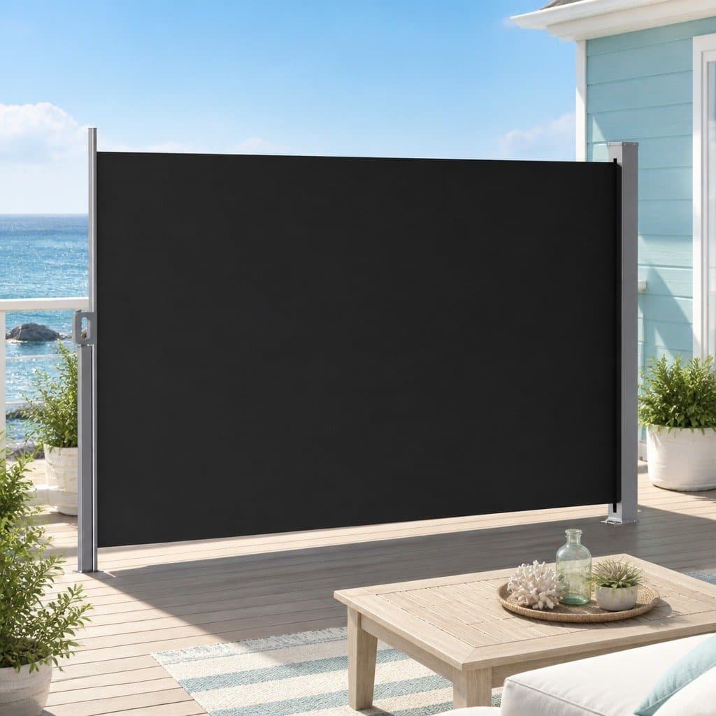 Retractable Side Awning Sun Shade 1.8 x 3M