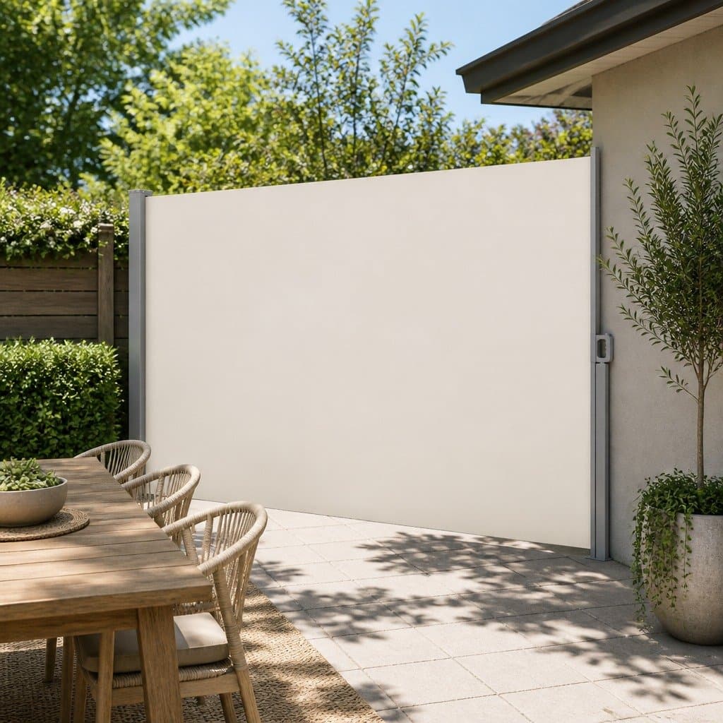 Retractable Side Awning 2m x 3m Cream