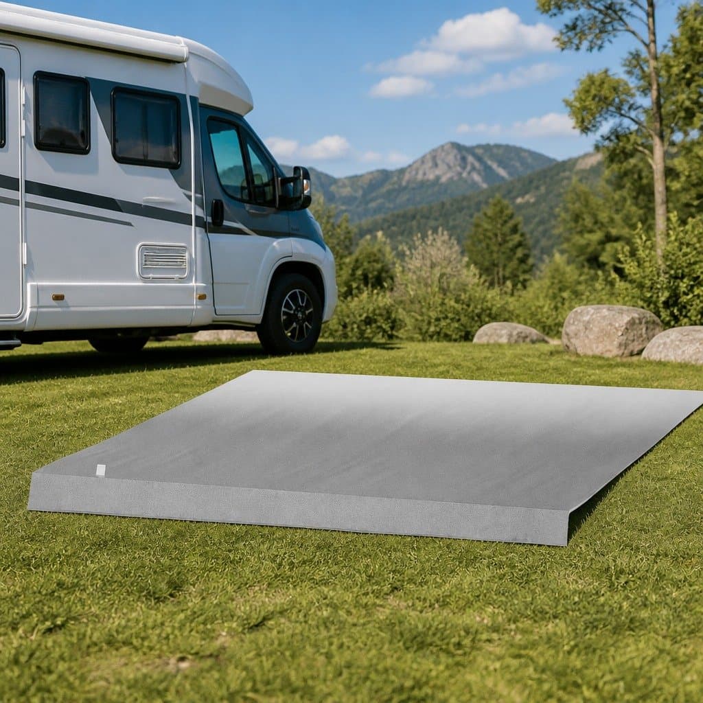 13ft Caravan Awning Fabric 3.65M x 2.42M Grey
