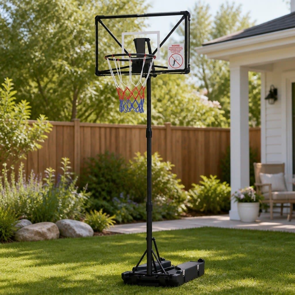 Adjustable Portable Basketball Hoop System
