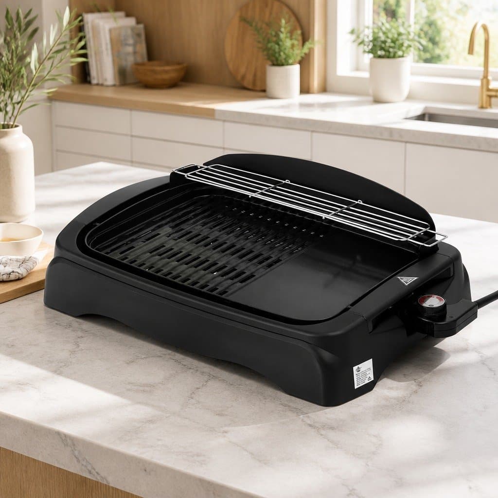 Electric BBQ Grill for Indoor & Outdoor Use