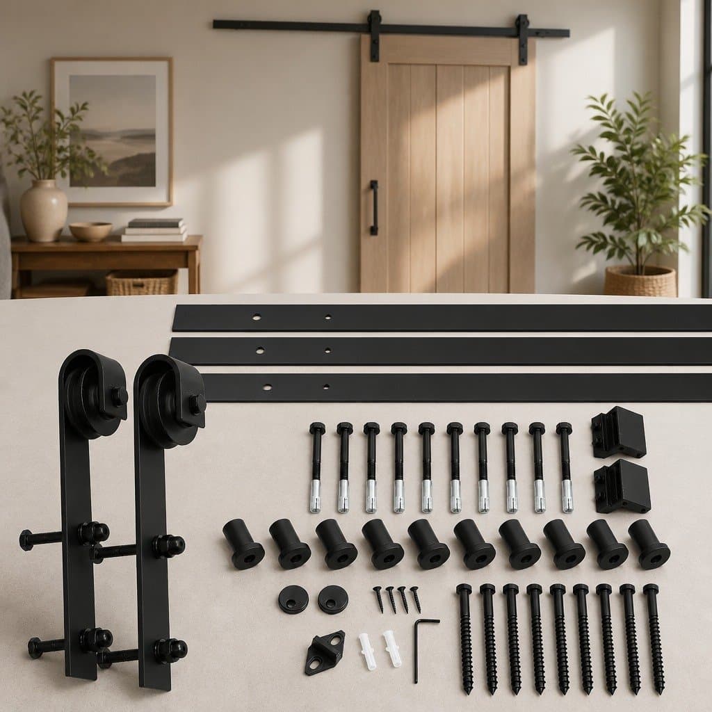 3.66M Barn Door Sliding Track Kit for Interiors