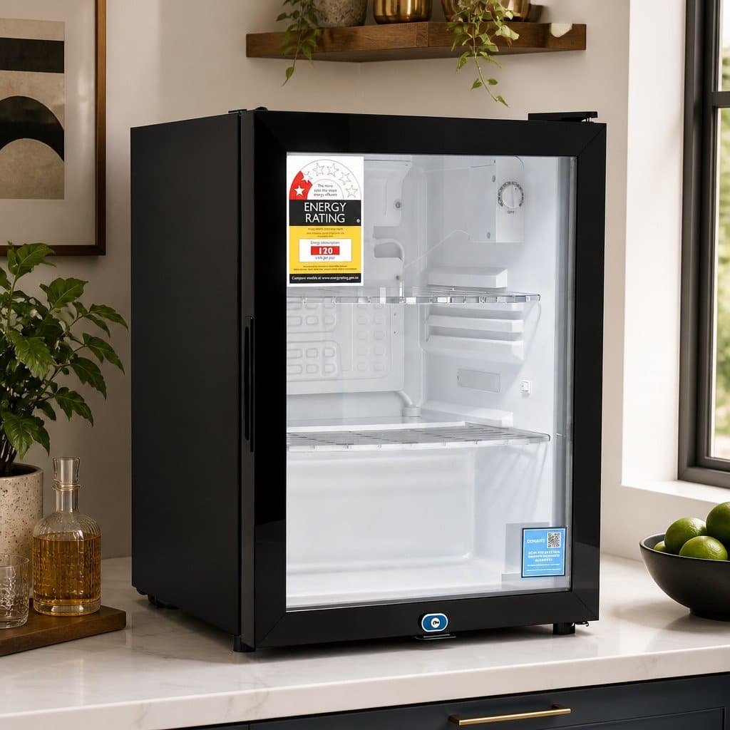 56L Bar Fridge with Glass Door for Refreshments