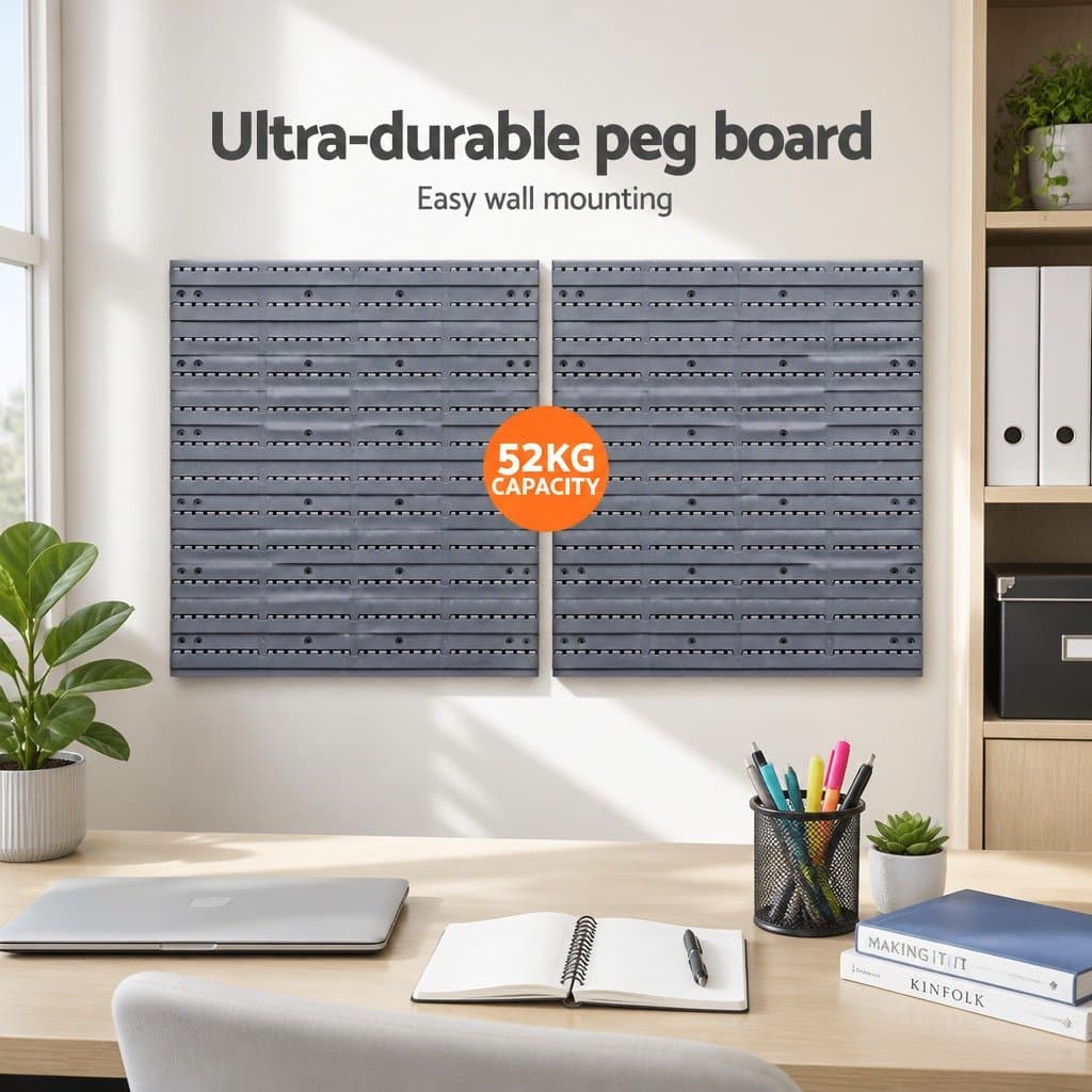 44-Piece Wall Mounted Storage Bin Rack for Tools