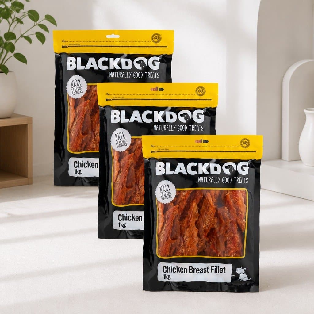 High Protein Chicken Breast Fillets Dog Treats 3 Pack
