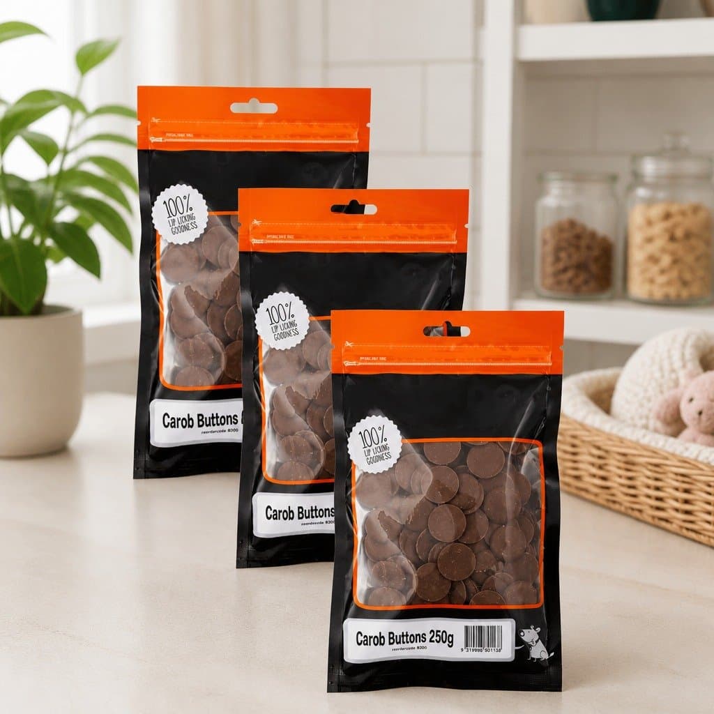 Carob Drops Dog Treats 250g x 3 Pack