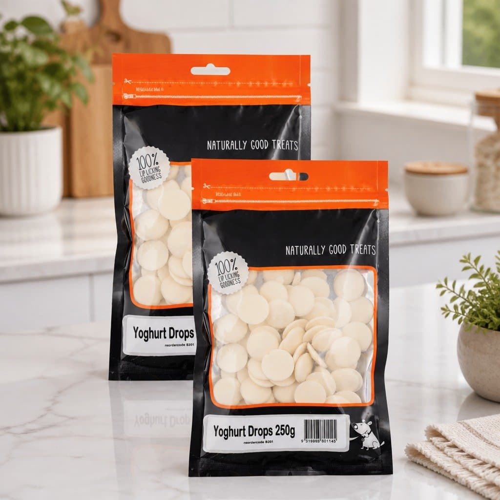 Yoghurt Drops Dog Treats 250g x 2 Pack