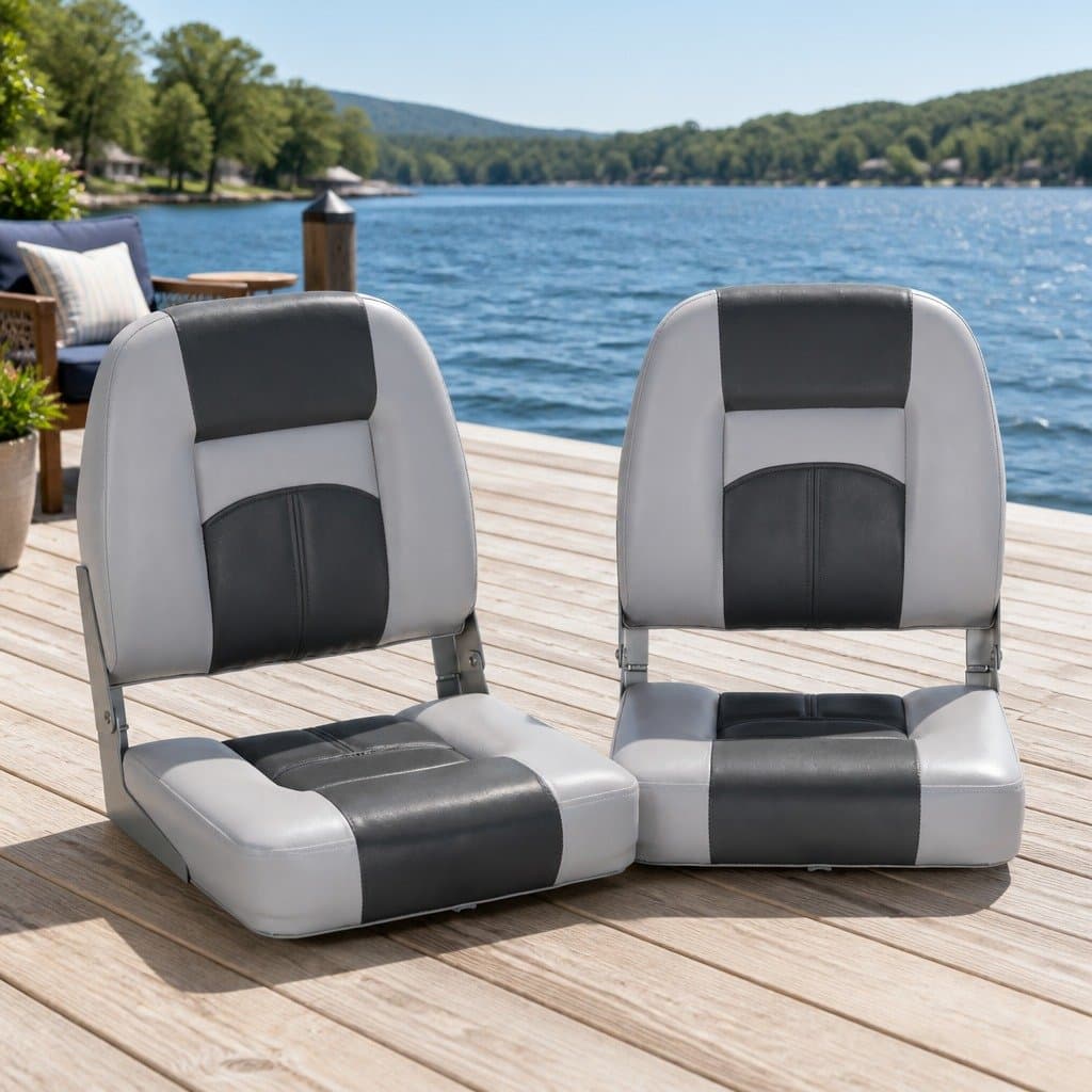 Folding Boat Seats with Swivel Base