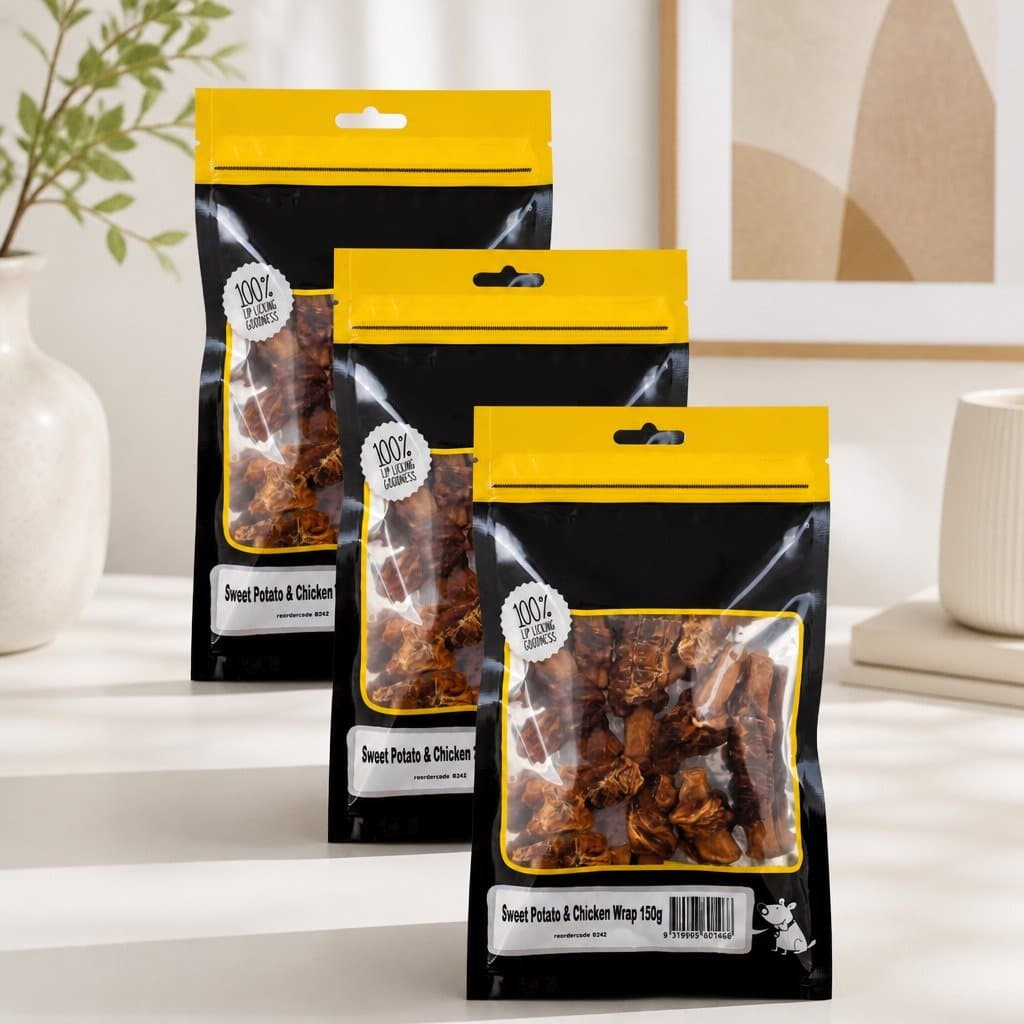 Dog Treats with Sweet Potato and Chicken
