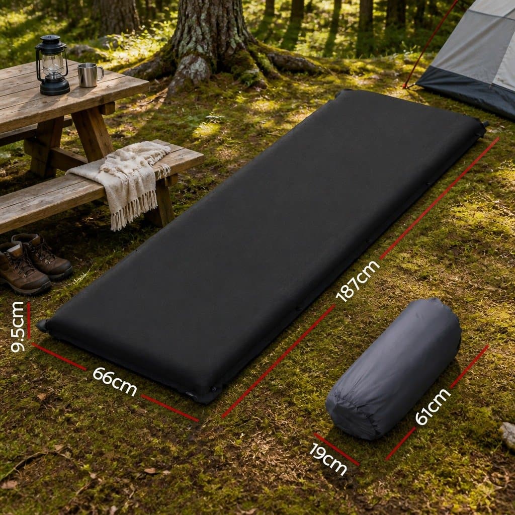 Self Inflating Mattress for Camping 187x66cm