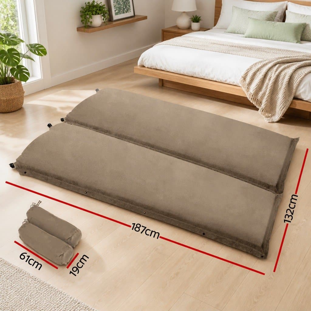 Self Inflating Double Sleeping Mat for Camping