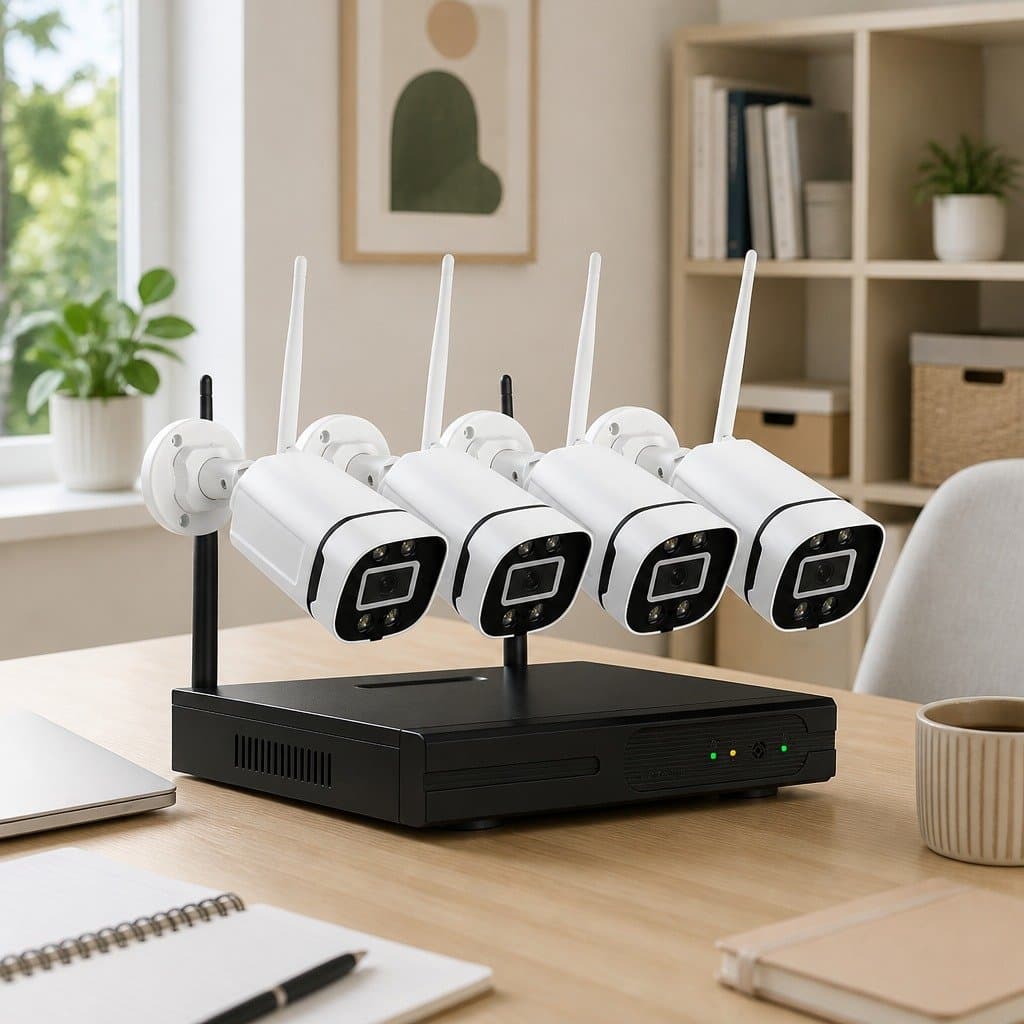 Wireless CCTV Security System with 8CH NVR