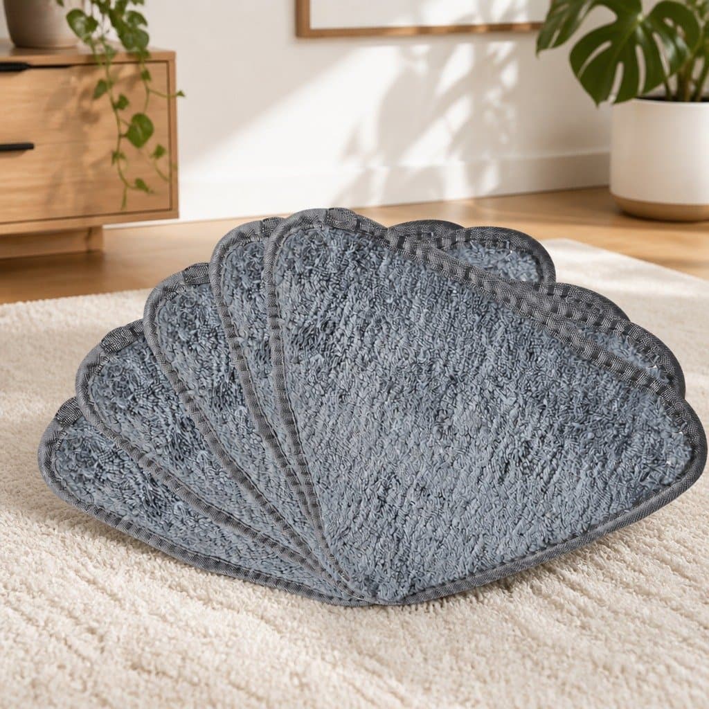 360° Rotatable Head Mop with 5 Microfibre Pads