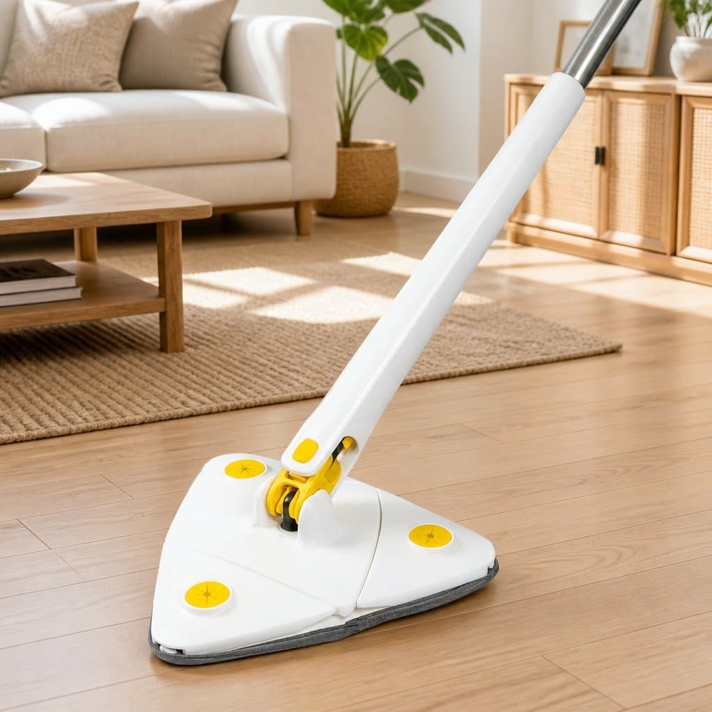 360 Degree Rotatable Cleaning Mop with Microfibre Cloths