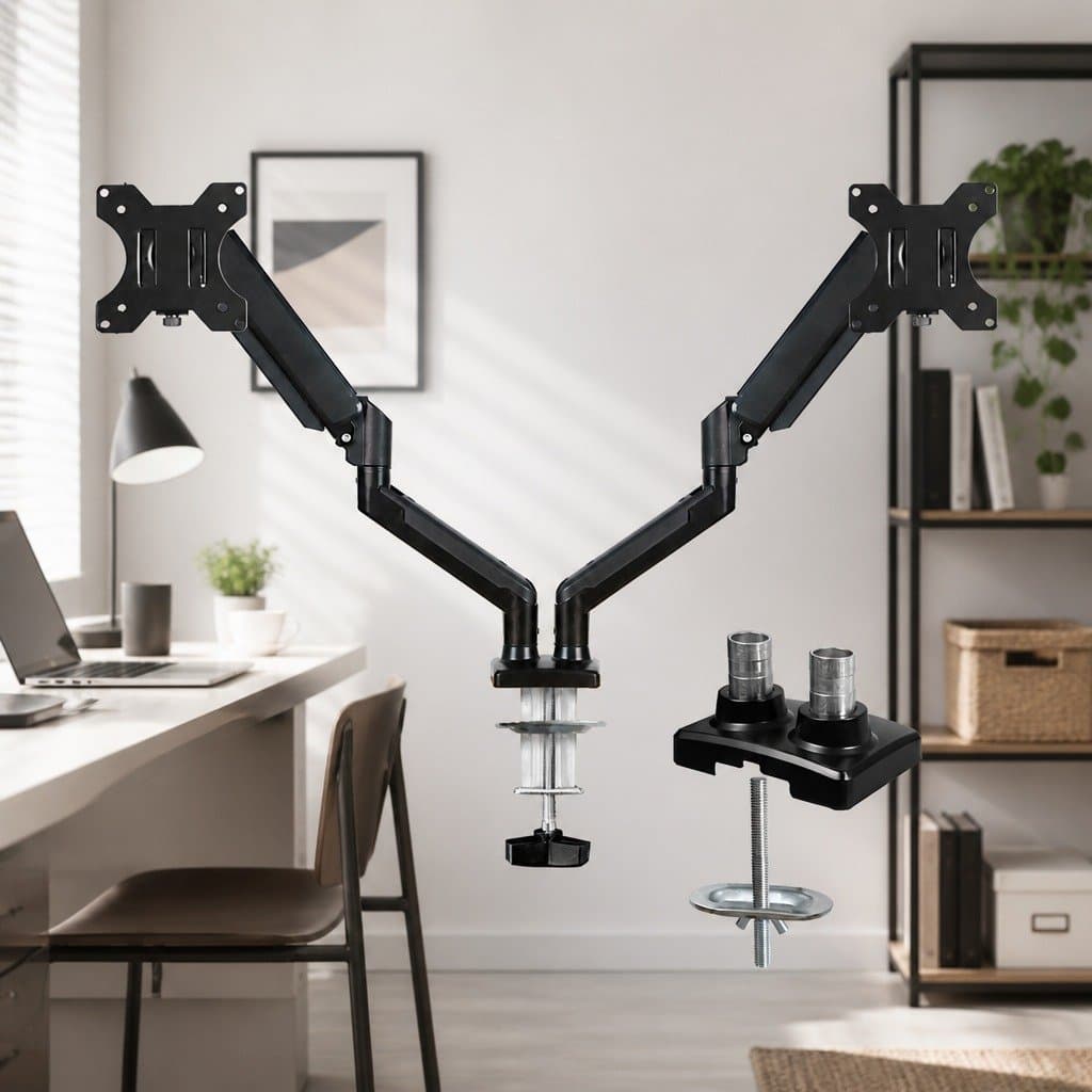 Dual Monitor Arm Stand 13"-32" Desk Mount