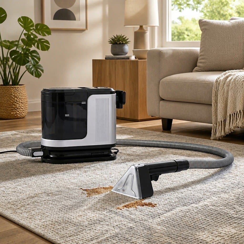 Carpet Washer Vacuum Cleaner 600W 13kpa Suction Hose Self-Cleaning Portable