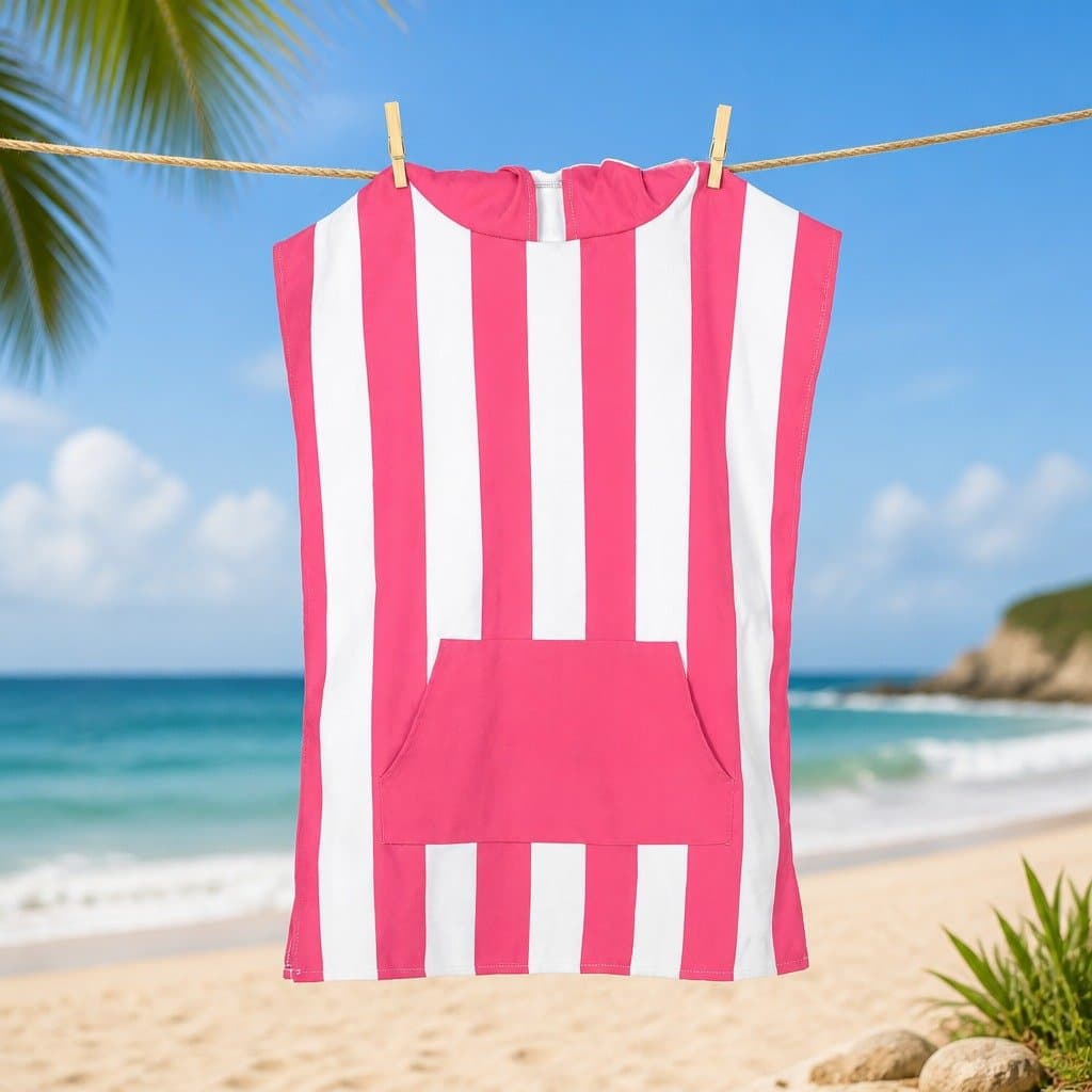 Kids Quick Dry Hooded Poncho Towel for Beach 2-4 Years