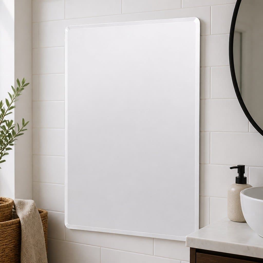 Frameless Wall Vanity Mirror for Bathrooms