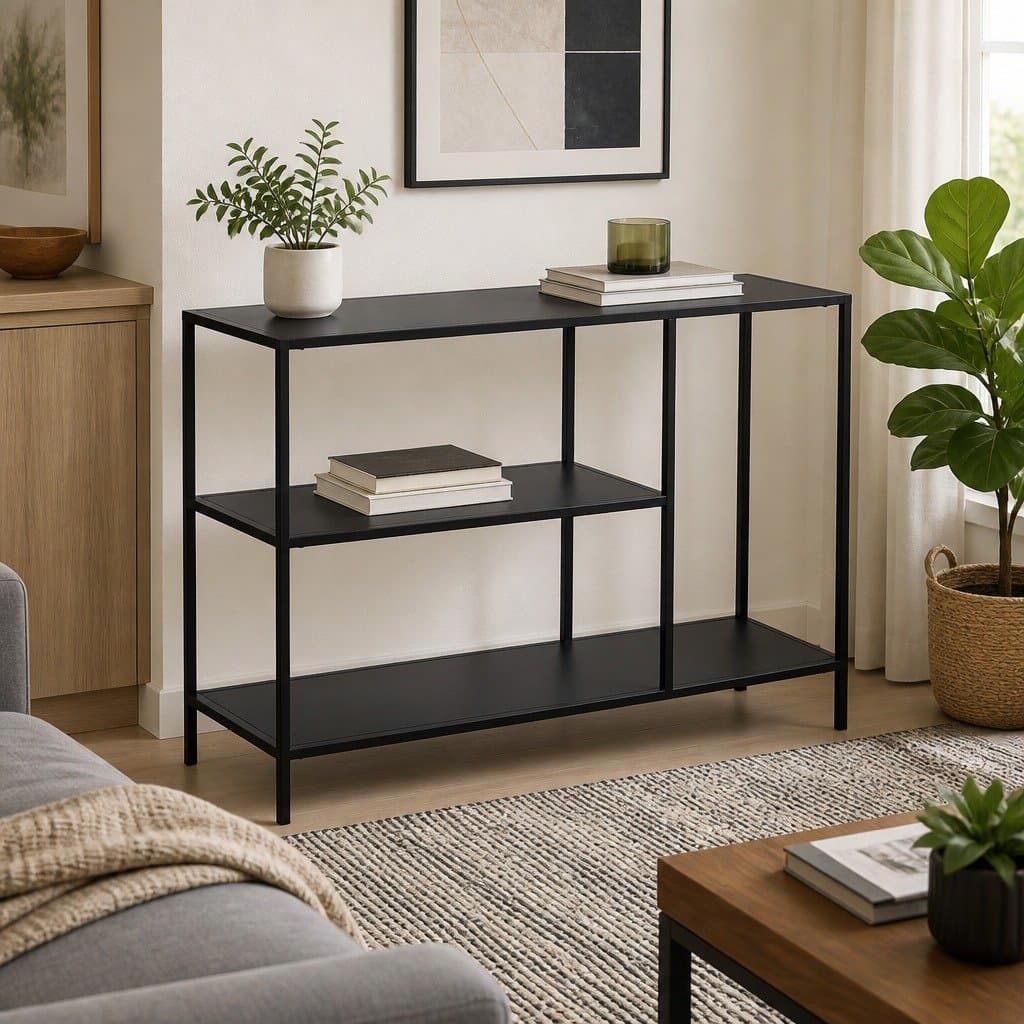 3-Tier Console Table for Hallways and Entryways