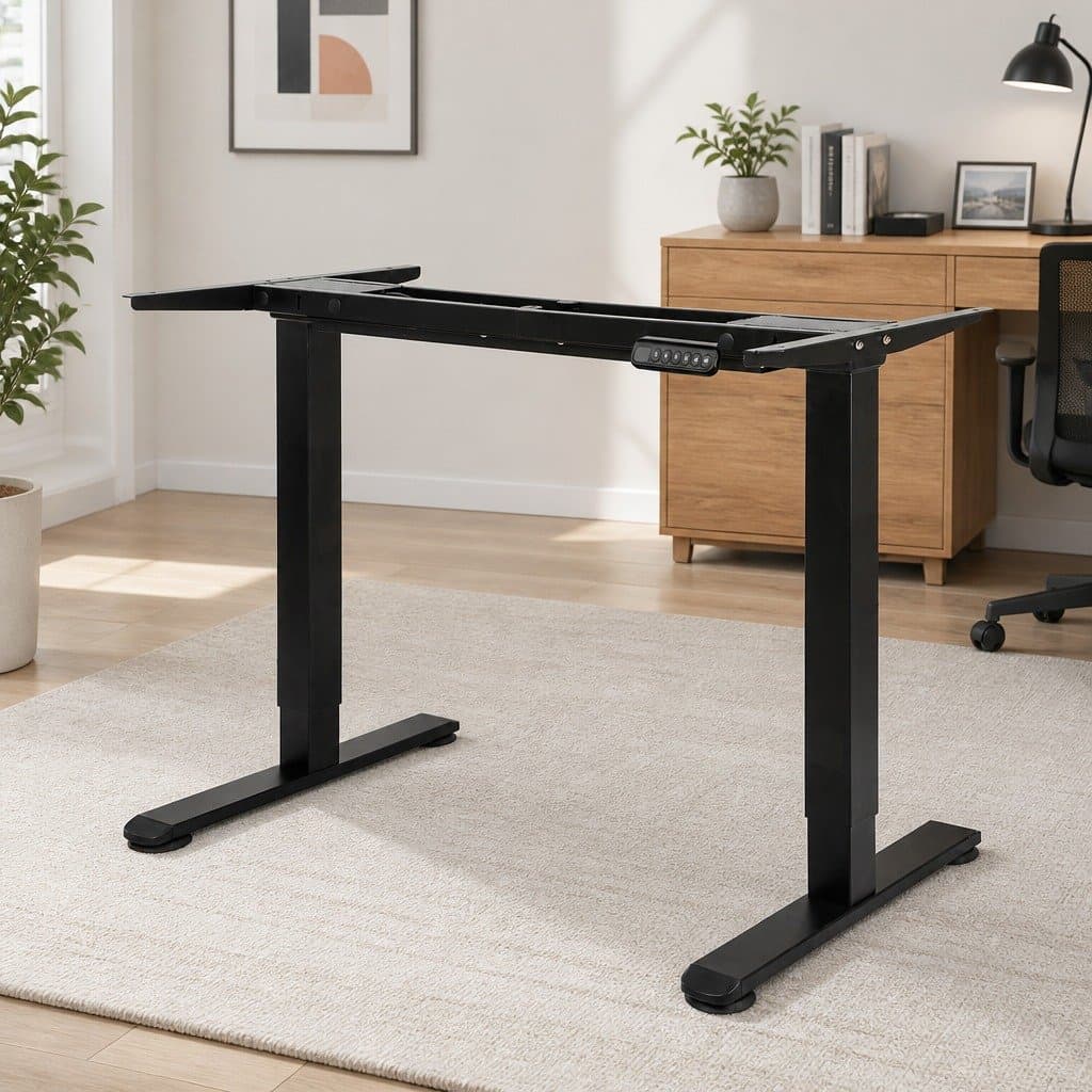 Dual Motor Electric Height Adjustable Standing Desk Frame