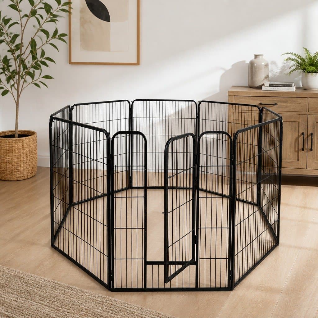 8 Panel Pet Playpen for Dogs and Small Pets