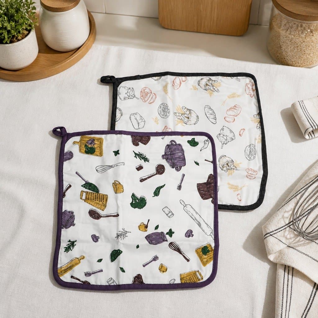 2-Piece Handkerchief Garment Food Storage Set