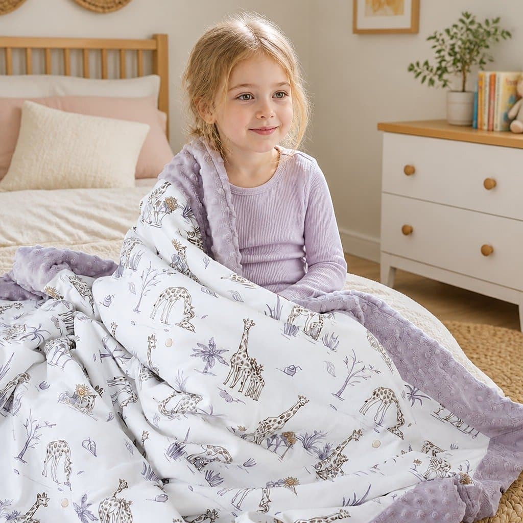 Kids Padded Blanket Soft Cotton Bamboo Crib Stroller Car Seat Nursing Cover 2.5