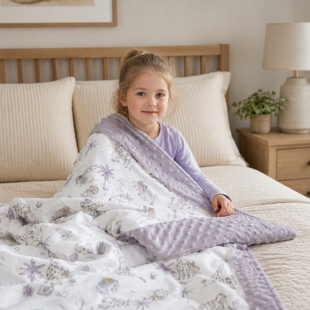 Kids Padded Minky Cotton Blanket 2.5 Tog