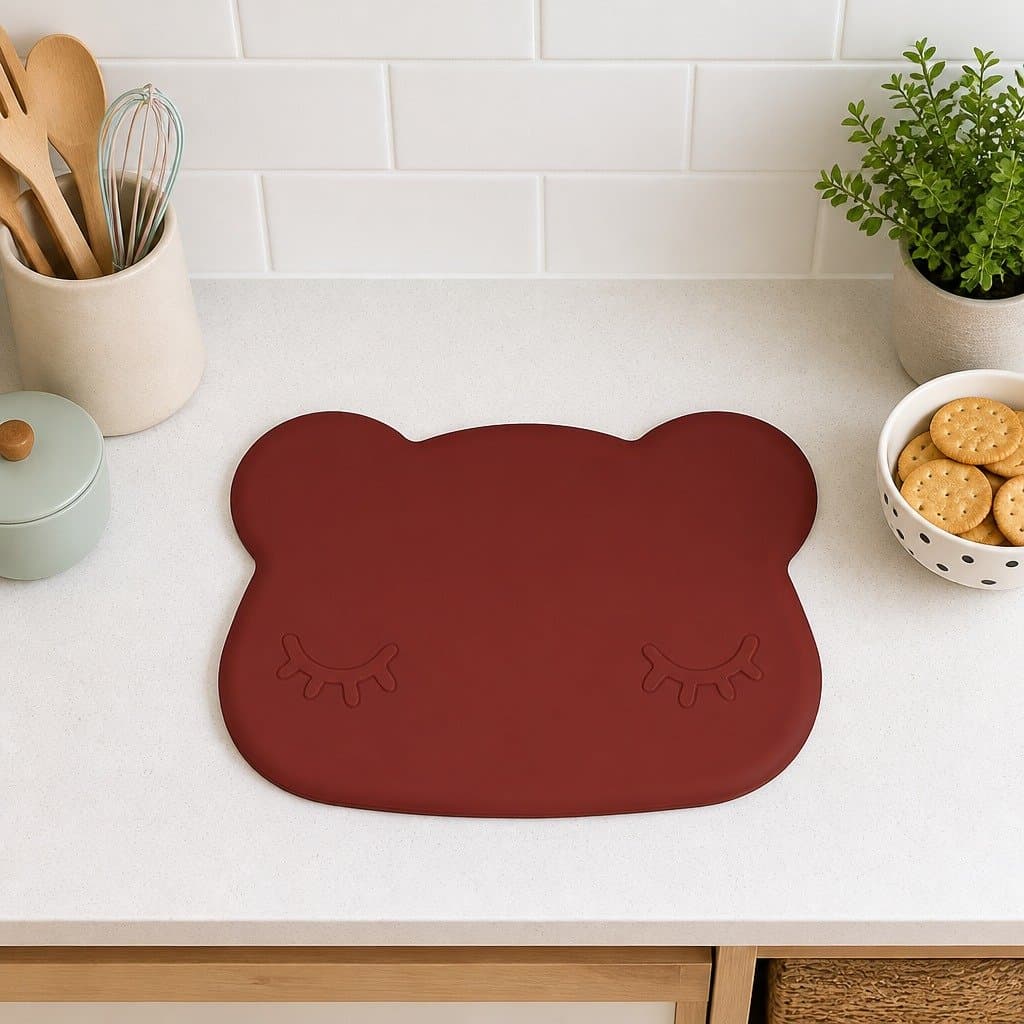 Bear Snackie Silicone Bowl Plate Set for Kids