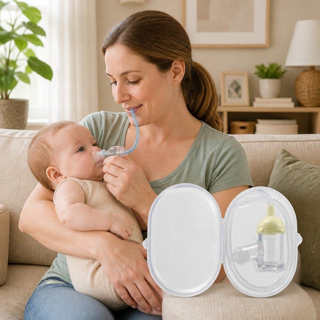 Baby Nasal Aspirator with Easy Clean Nozzle
