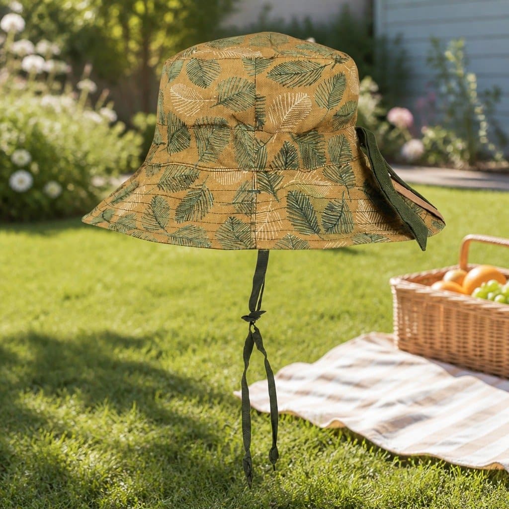 Kids Reversible Bucket Hat with Sun Protection M