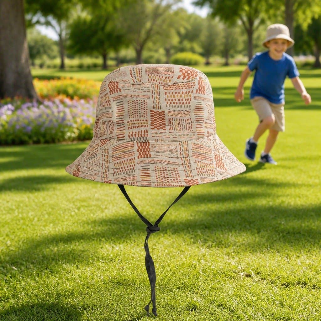 Kids Reversible Bucket Hat with UPF50+ Protection Size S