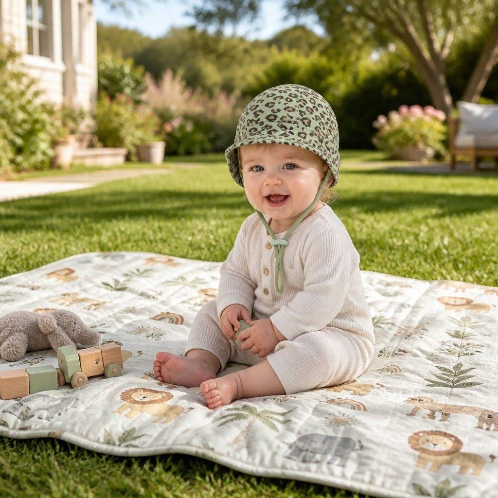 Legionnaire Baby Sun Hat with UPF50+ Protection