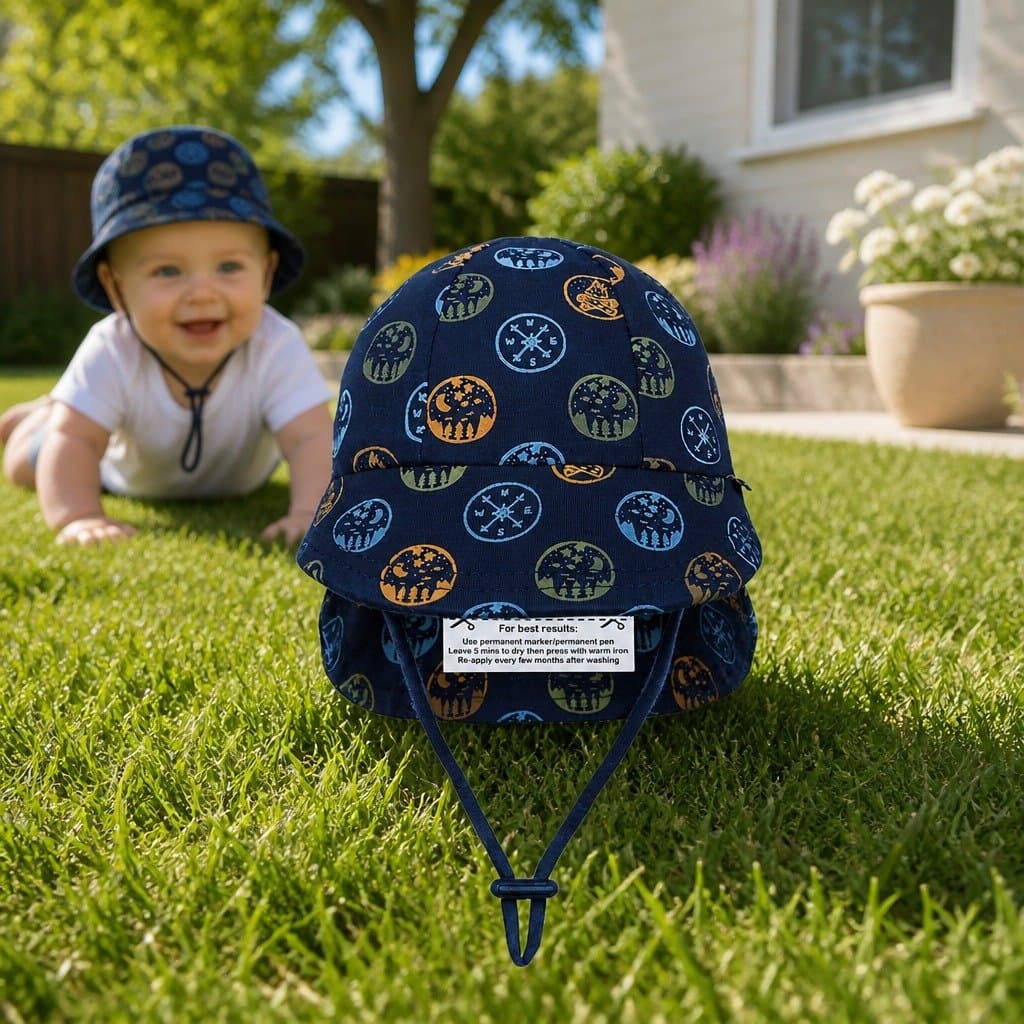 Legionnaire Baby Sun Hat with UPF50+ Protection