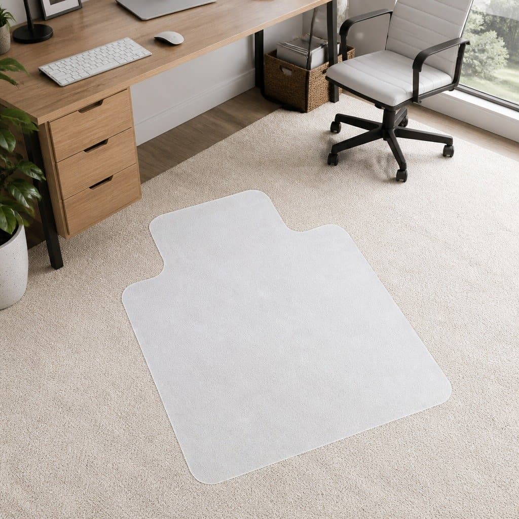 Chair Mat for Hard Floors and Carpets 120x90cm