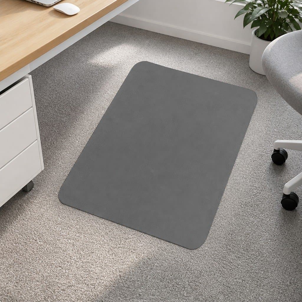 Office Chair Mat 120x90cm PVC for Floor Protection