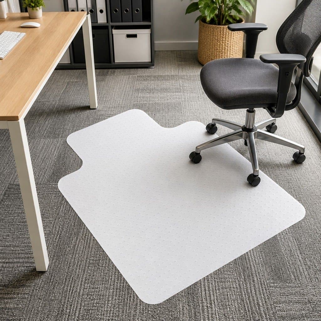 PVC Chair Mat for Carpet Floor Protection
