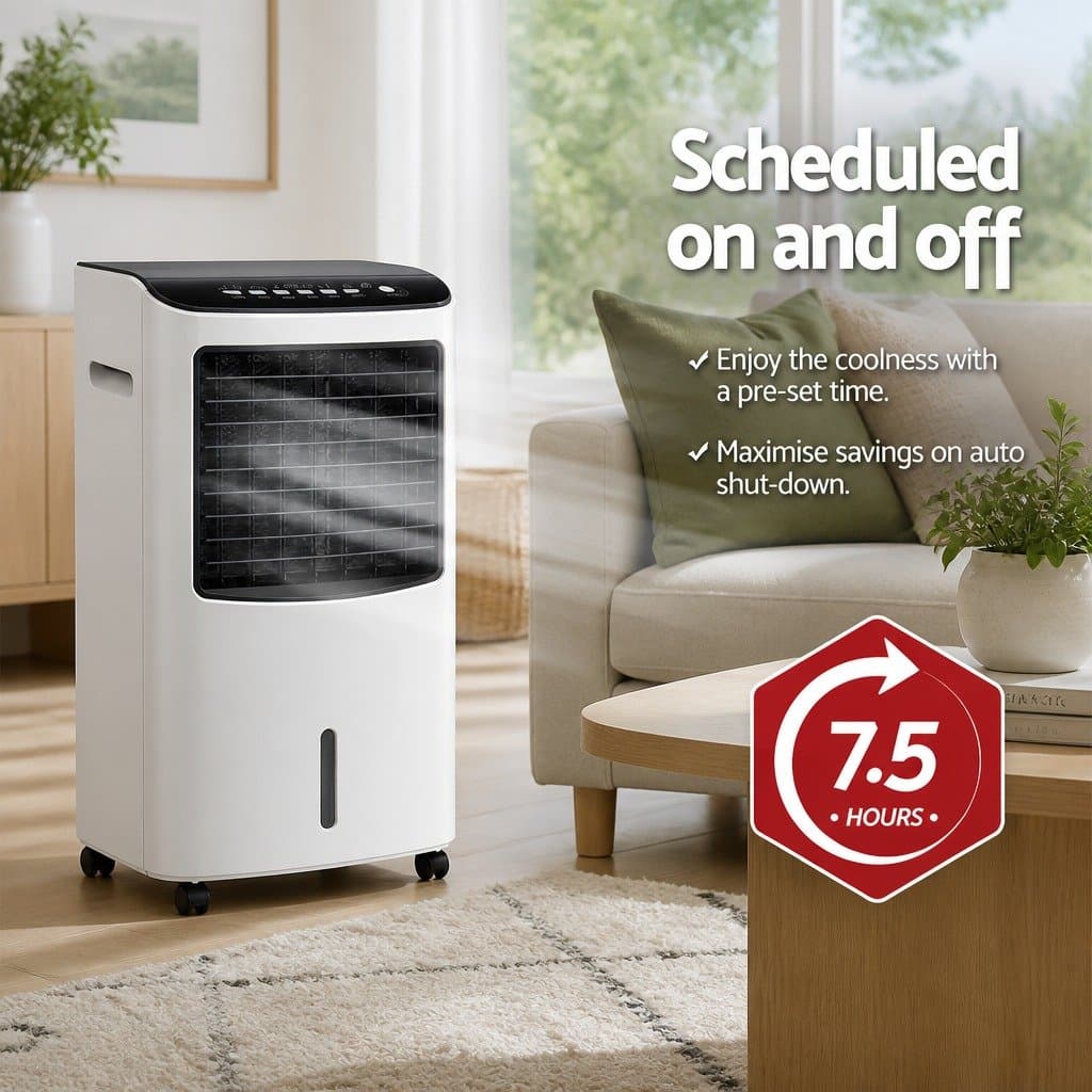 4-in-1 Evaporative Air Cooler with 8L Tank
