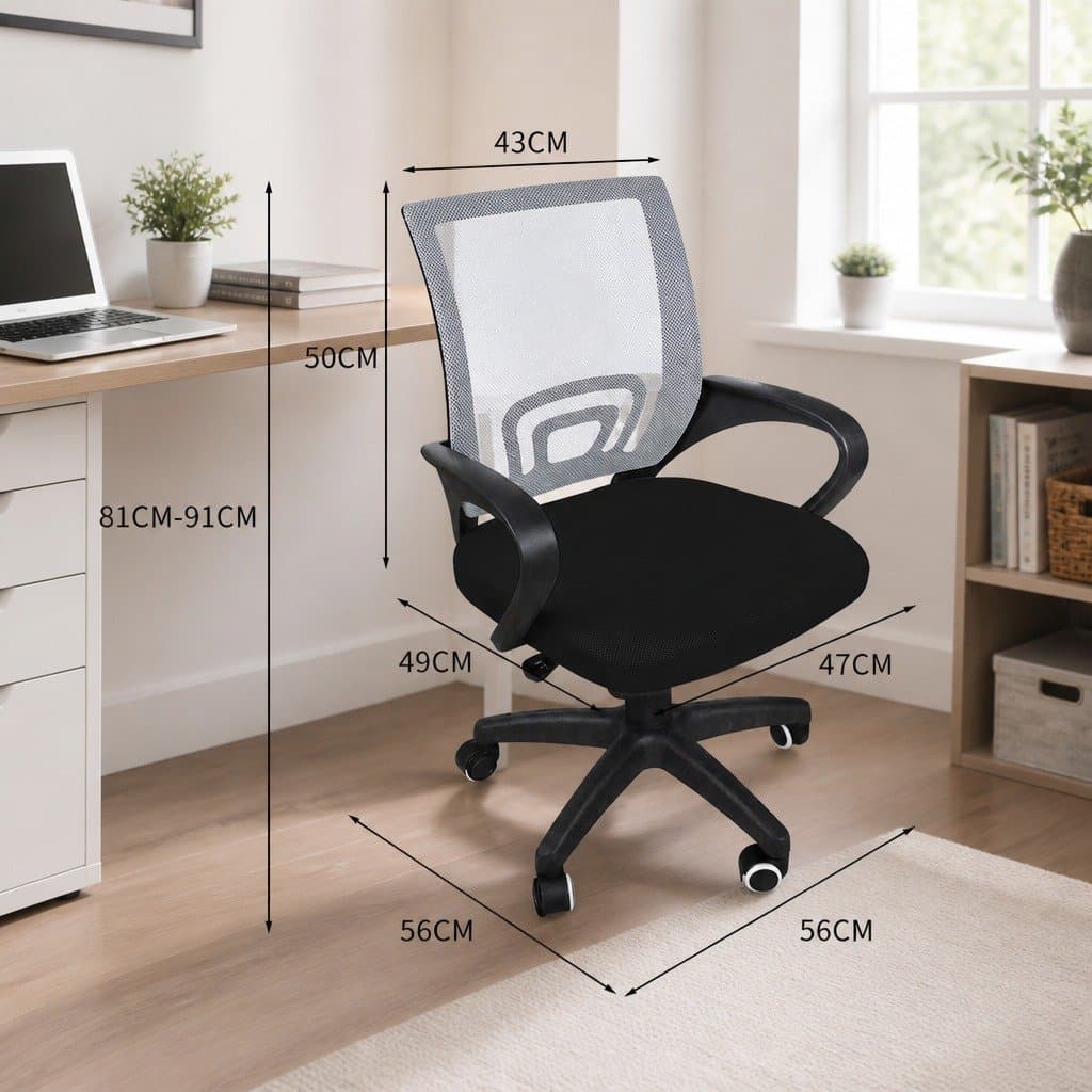 Ergonomic Mesh Office Chair with Adjustable Height