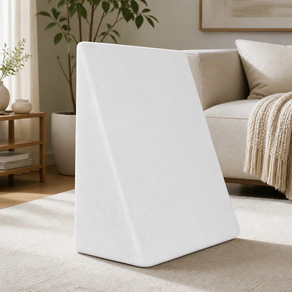 Wedge Pillow with Memory Foam Support