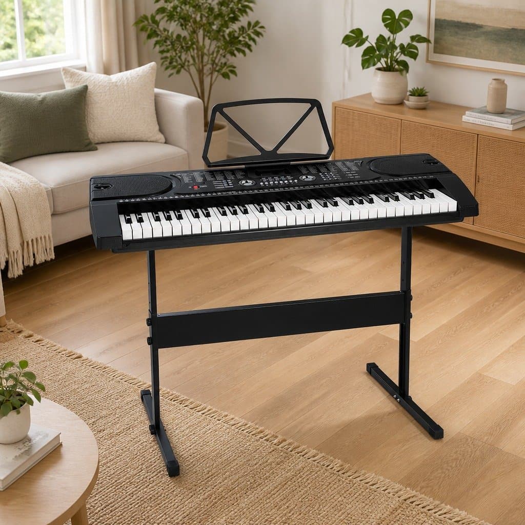 61 Keys Electronic Piano Keyboard with LED Display