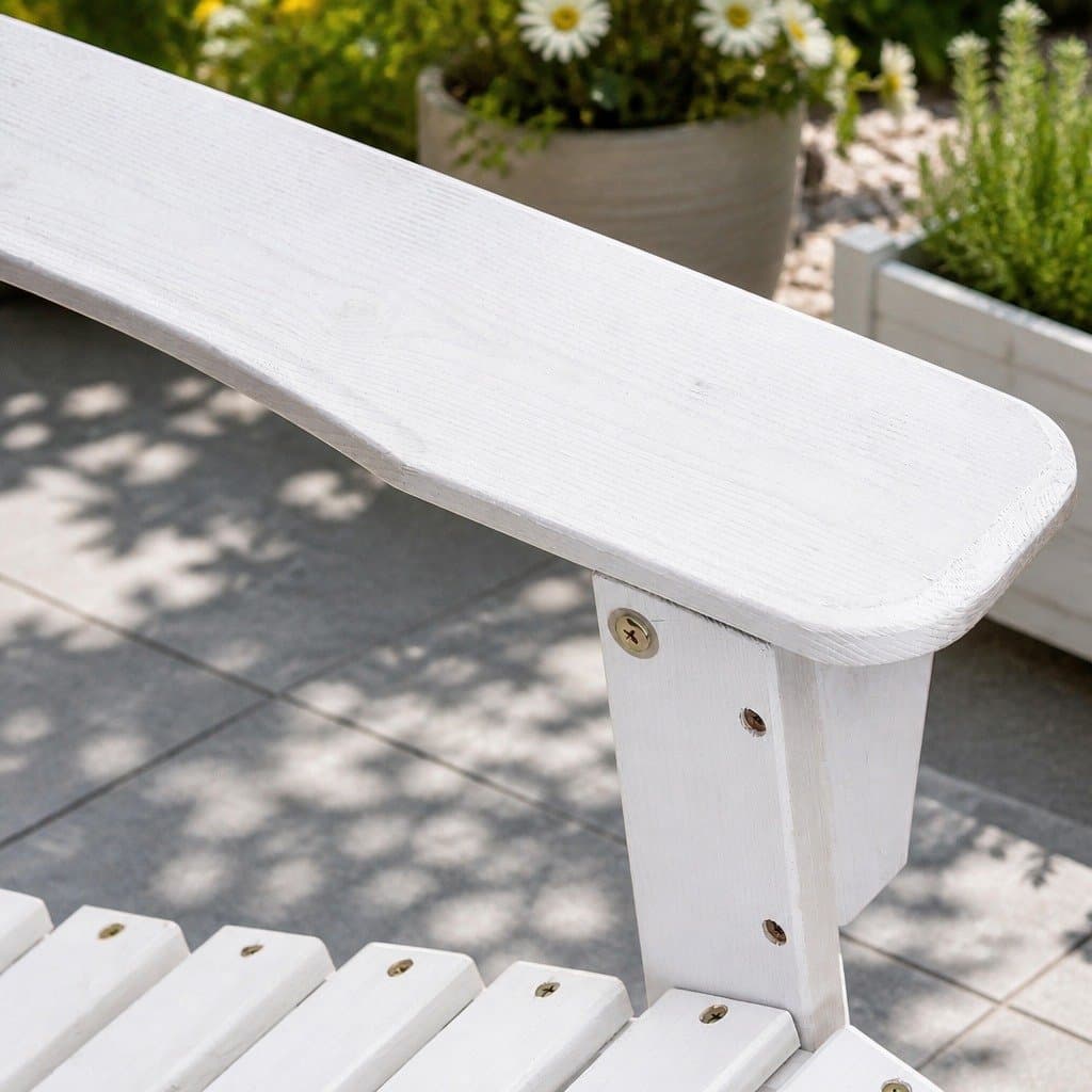 Wooden 3 Piece Adirondack Chair Set for Outdoor Relaxation