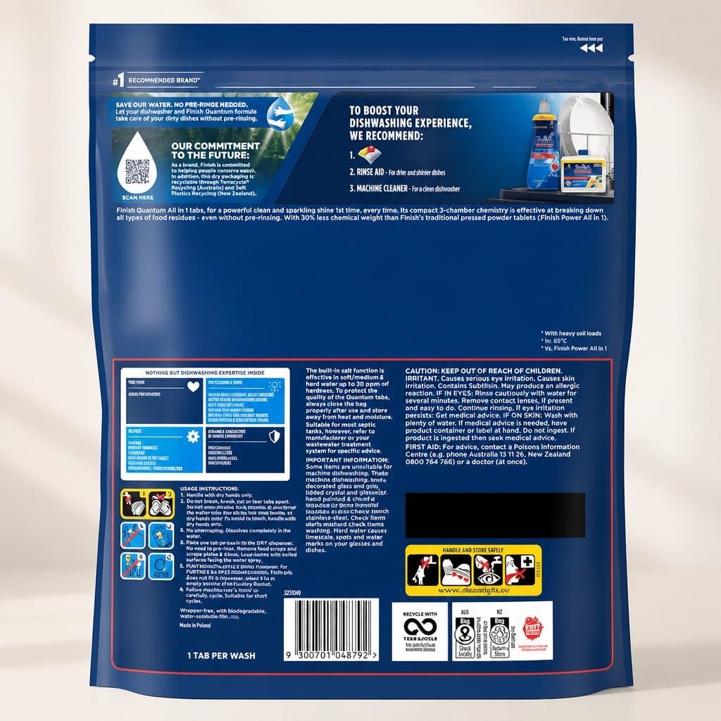 Quantum Essential Dishwasher Tablets 360 Pack