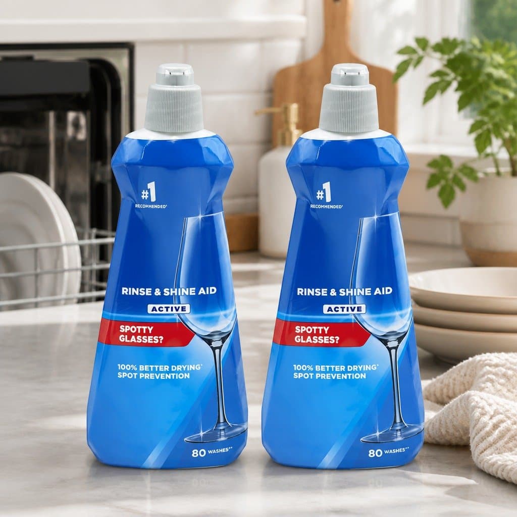Shine & Dry Rinse Aid 400mL for Spotless Dishes